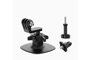 Flexible Universal Adhesive Helmet Mounting Bracket with Ball Head Base for Insta360 X5 X4