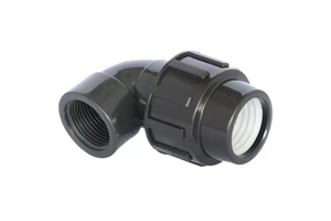 Plastic Pipe HDPE Compression Coupler Garden Water Connector PP Quick Connector Fittings Tubo De Pvc Perforado De 3 Pulgadas