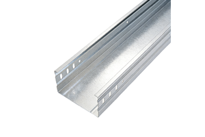 Custom Industrial Construction Perforated Hot-Dip Galvanized Reinforced Rib Solid Through Cable Tray Trunking Duct Factory Price