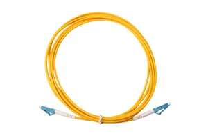 LC/UPC-LC/UPC Single Mode Simplex Duplex 2.0mm PVC Fiber Optic Patch Cord With 1m 2m Length