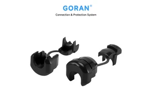 Plastic Wire Rope Clip Nylon Flame Retardant Anti-Tensile Cable Clips for Power Cord Wire Rope Fixing Pull-Proof 6N-4 Size