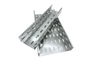 Space Saving Perforated Cable Tray Narrow Width Galvanized Steel Cable Tray For Tunnel Installation
