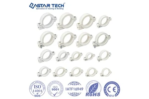 Various Sizes Plastic Tubing Clamp Fastener Conduit Mounting Clamps Edge Protector Model PP Pipe Jaws Injection Molding