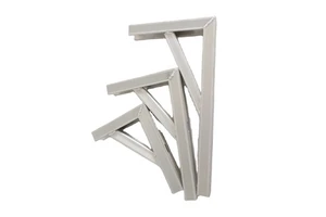 Custom Factory Aluminum Welding Part Powder Coating Triangle Bracket For Air Conditioner