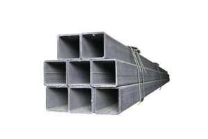 Black Carbon Square Tube Hollow Carbon Steel Pipe Fittings Square Rectangular Steel Pipe Oil Pipelines JIS GB Certified Welding