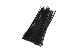 7.6x200mm Black and White Self-locking Nylon Cable Ties Factory Direct Sales Good High Quality with Cojpetitive Price