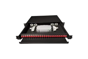 Optimized Outdoor Supply Patch Panel 24 Core OTB FTTH ST LC SC FC 19-inch Wall/Rack-Mounted for Fiber Optic Terminal Box