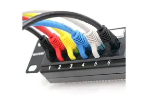 1U 24 Ports 48 Ports UTP CAT6 Patch Panel