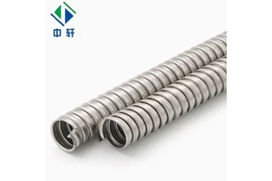 Galvanized Waterproof Flexible Metal Conduit Cable Tube Wire Loom Pipe 6-150mm Customizable Fire Resistant Electric Fittings