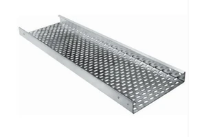 FinePunch FP-CT-GI-001 Galvanized Iron Cable Management Tray for Electrical and Industrial Wiring Made in India 16217