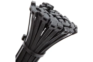 100pcs Cable Zipper Tie 4.8*200mm,nylon Cable Tie Tensile Strength 22kg Tie Cables