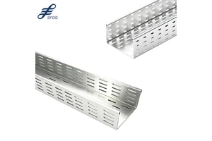High Quality 300*100 Galvanized Perforated Trough Cable Tray Customized By Manufacturer
