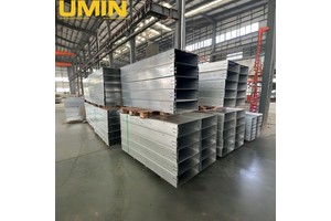 Customized Various Sizes Steel Galvanized Trough Type Cable Tray with Cover