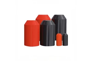 DUWAI DWEC PE Black Red Green Yellow Heat Shrink Durable ISO Certified Cable End Cap Connector Protective Cover 1 KV 2:1 3:1