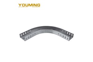 Hot Selling Galvanized Steel Wire Mesh Horizontal Perforated Bend Cable Tray For Cable Tray Connection