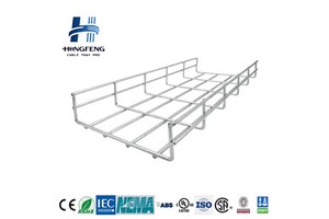 OEM Custom 1-6m Length Carbon Steel Wire Mesh Grid Cable Tray HDG Galvanized Lightweight for Cable Laying