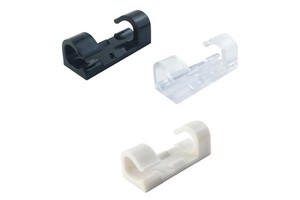 Cable Clips with Strong Self-Adhesive Cable Management TV PC Wire Holder Sticky Tidy and Organizer 30*11mm