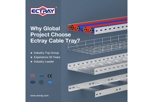 Ectray Custom Size OEM Steel Industrial Heavy Duty Hot-Dip Galvanized Cable Trays For Cable Management