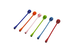 Silicone Solid Wire Bundler Buckle Desktop Strap-On Headphone Data Cable Organizer Stretch Silicone Rope Cable Ties Product