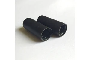 Mini Adhesive Black Cross Surface Cable Termination Protective Heat Shrink Polyolefin End Cap for Cross Surface Cables
