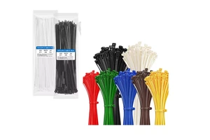 Nylon Cable Tie Disposable Nylon Cable Tie Price, Wholesale Factory White Black 250mm ROHS Bunding Wires Self-locking