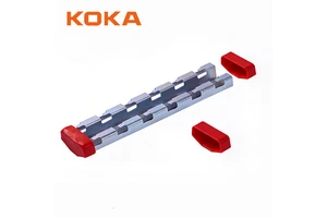 Red Plastic Rubber Wire Mesh Cable Baskets End Protect Cap