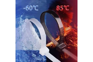 RUNBO 300mm Heavy Duty PA66 Self-Locking Nylon Cable Ties For Electrical Cable Bundling