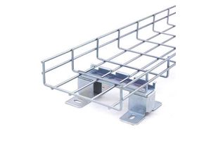 EZ Zinc Plated Wire Mesh Cable Tray for Data Center Server Room High Density Network Cabling