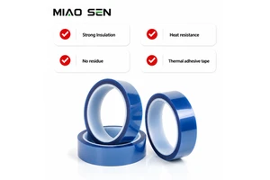 High Performance Acrylic Rubber Solvent Single Sided PET Tape Strong Heat Resistant Custom Wide Automotive Industrial Use