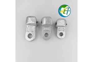 Steel Hot Dip Galvanized Finish W-Type Socket Eye Clevis For Electric Power Cable Wolf Brand