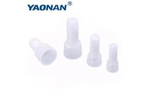 Convenient Copper Closed-End Terminal Cap Crimp Connectors-Durable Insulated Wire Terminals Corrosion Resistance for Secure