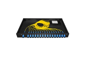 1U 19" Fiber Optic PLC Splitter 1x16 Rack Mount Patch Panel