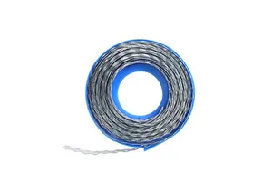 Curved Edge Multi-hole Decorative Cable Ties Iron Core Galvanized 12mm X 0.8mm X 10m Mainland China