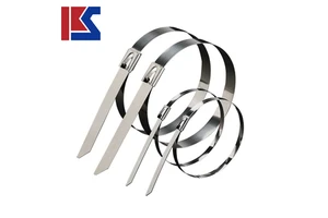 Stainless Steel Cable Ties Self Locking SS304 Metal Zip Ties Heavy Duty Secure Attachment Fasteners 4.6mm 150mm 700mm
