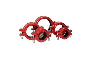 WFHSH 1-12" FM UL Certified Couplings Rigid & Flexible Couplings For Fire Fighting System Ductile Iron Pipe Fitting