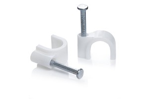 CNBX U-Shaped R-Type Magnetic Plastic Wall Cable Clips for Round Electrical Wires 3MM-40MM Size
