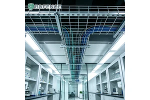 Low Carbon Steel Galvanized Wire Mesh Cable Tray, Electronic Factory Precision Workshop, Static Dissipative Anti-Corrosion