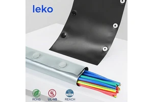Cable Management PVC Button Wrap Dust-Free Snap-On Cable Sleeve Custom OEM Wholesale Wire Protector