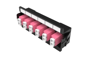 FS 12-24 Fiber Optic Patch Panel with SC/LC Adaptor RoHS Certified for FTTH/Data Center Use