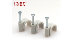 CNBX High Quality U Shape Cable Clip R Type Plastic Wire Holder