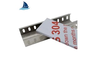 Industrial Electrical Cable Trays Stainless Steel 304 Perforated Slotted High Capacity Cable Tray with New Techniques