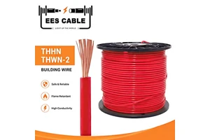 600V COPPER THHN THWN-2 MTW T90 Stranded CU PVC Insulated Nylon Sheath 7*10AWG Electrical Stranded Wire EESCABLE
