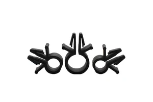 Plastic Wire Fastening Clips Push Type Rivet Buckle Wire Saddle Clip Cable Clip