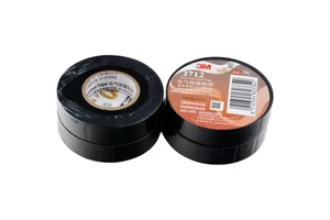 Original 3M 1712, Black Electrical Insulating Tape, 18mm X 20m, 0.18mm Thick, Lead-Free Cold-resistant Flame Retardant PVC Tape