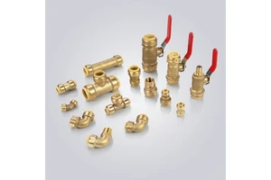 Hailiang Forged Brass Push Fit Fittings 1/2 Inch Quick Connect Push-in Fitting For PEX AL Water Pipe Class 3000