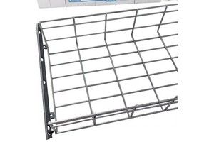 High Precision Aluminum Wire Mesh Cable Tray Welded Grid Type Electrical Cable Management Tray