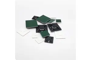 20x20 mm White Color of Self Adhesive Push tie mount