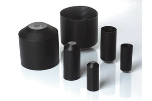 Heat Shrinkable Cable End Caps with Adhesive DEEM Brand Black PE Material Low Voltage Application