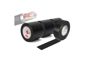 3M Manufacturer's PVC Electrical Insulating Tape Black 18mm*10m 600V Rated Voltage Model 170 for High/Low Voltage Applications