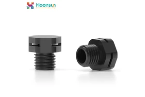 Waterproof IP68 Nylon Breathable Valve Cable End Caps Air Screw Stop Plug Vent Plug M